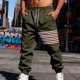 thumbnail image 5 of Ceisia Men's Trendy Solid Color Gift Elastic Drawstring Waist Casual Sport Trousers with Pockets, 5 of 9