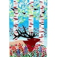 thumbnail image 2 of Conway, Kim 11x14 White Modern Wood Framed Museum Art Print Titled - Forest Creatures I, 2 of 4