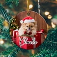 thumbnail image 6 of Personalized Dog Photo Christmas Ornament 2025, Custom Photo & Name Dog Ornament Gift for Dog Lover, Dog Ceramic Ornament Dog 1st Christmas Ornament Christmas, Dog Xmas Ornament JxkwEY, 6 of 6