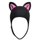 thumbnail image 3 of Gorro de buceo con orejas de gato, gorro de natación térmico de neopreno de 3 mm, gorro de surf para Negro Rosa Línea Negra, 3 of 9