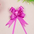 thumbnail image 1 of Caja de dulces para suministros de boda, 200 piezas, caja de regalo, decoración, flor, borde dorado, rosa, lazo de mano, trompeta, 15 mm, 1 of 5