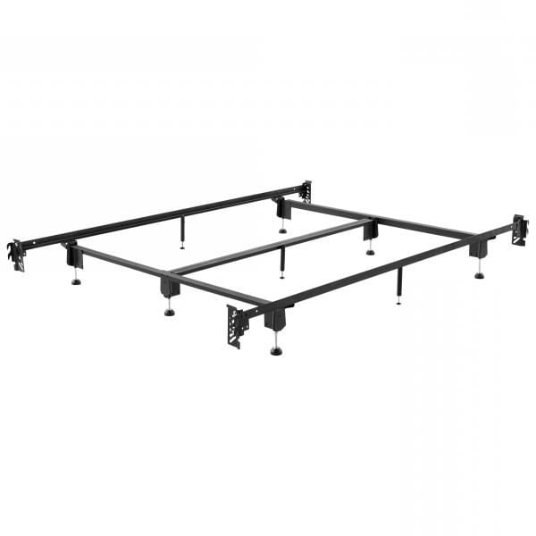 Full Heavy Duty 9-Leg Metal Bed Frame with Hook-on ...