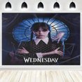 thumbnail image 2 of Tapiz de Adams Wednesday de 16 x 24 pulgadas, divertido tapiz para colgar en la pared, arte de cantante, tapiz para decoración del hogar, dormitorio universitario, sala de estar, decoraciones para el, 2 of 7