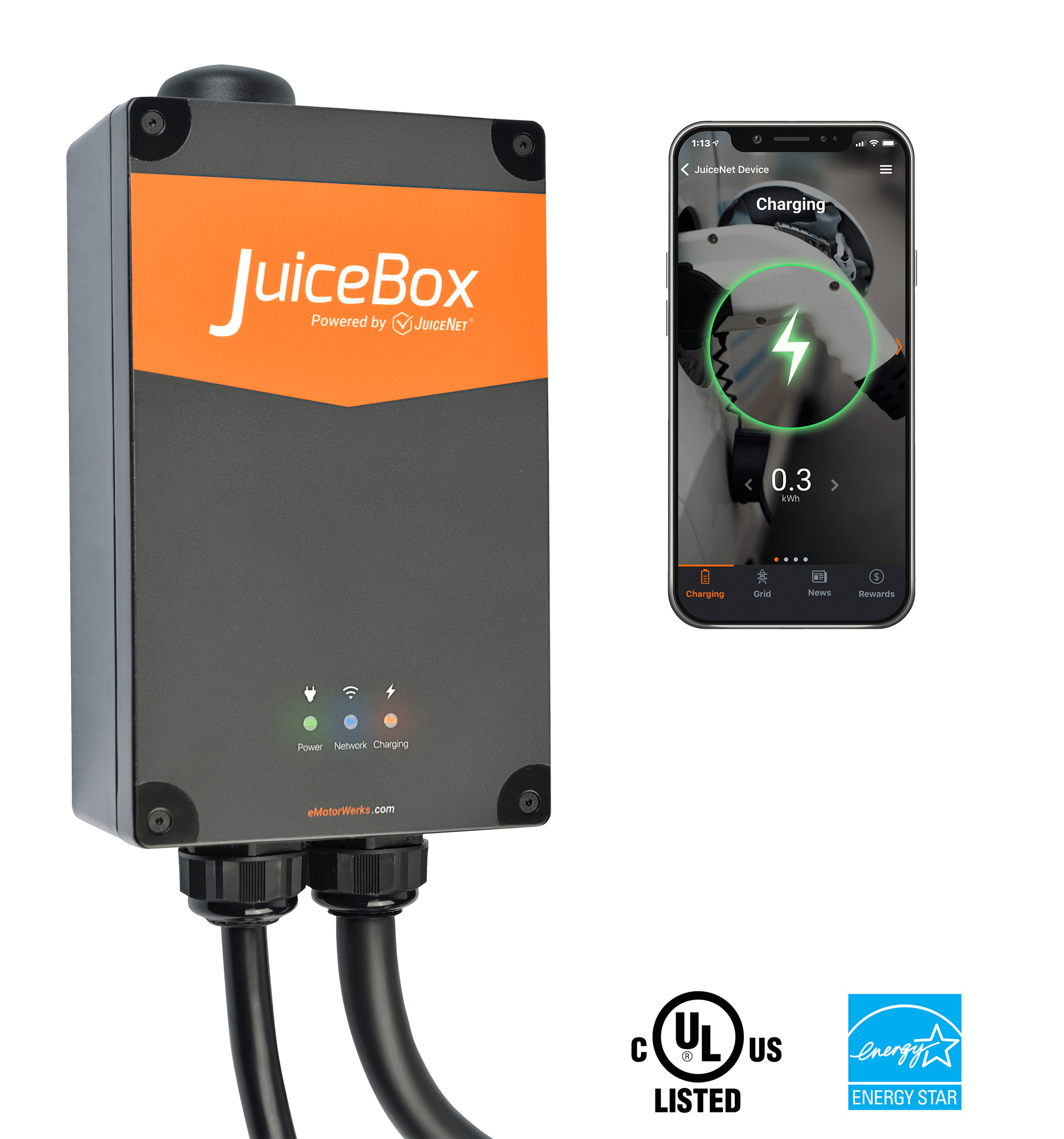 JuiceBox® EV Car Charger Electric Smart Car Home Charging Station, Pro