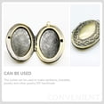 thumbnail image 4 of 2Pcs Bouquet Photo Locket Memorial Photo Pendants Small Photo Pendant Picture Holder Charms, 4 of 9