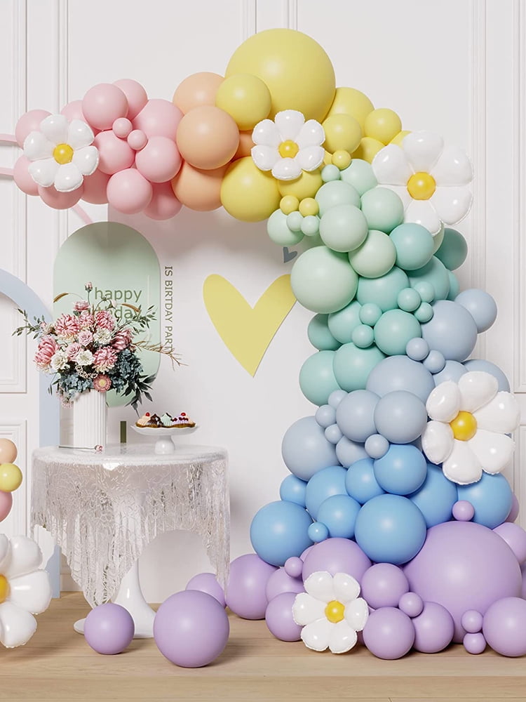 NUAHRHY 47 pack Balloon Column Arch Stand Kit Reusable Bendable with Water Fillable Base Clips Pump Knotter PVC for Wedding Party Birthday Decor 98"