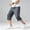 A4-Gray, variant on Men's Capri Pants Below the Knee Elastic Waist Drawstring Capris Pants with Zipper Pockets Quick Dry Trousers Lightweight Travel Casual Gym Workout Clothing,Beige L