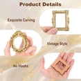 thumbnail image 7 of JEWLALO 10PCS Vintage Mini Picture Frames 1x1 Inch Small Gold Frames Tiny Antique Resin Photo Frame Wall Hanging Display Table Frame for DIY Jewelry Christmas Holiday Party Hotel Decor, 7 of 7