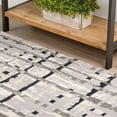 thumbnail image 2 of Dalyn Karma Area Rug KM4 Km4 Grey Grey Lines Banded 8' x 10' Rectangle, 2 of 2
