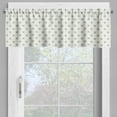 thumbnail image 2 of Ambesonne Geometric Valance Pack of 2, Pale Floral, 42"X18", Grey Beige, 2 of 5