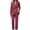 A-Wine, variant on MaFYtyTPR Women's 2 Piece Blazer Suit Set Long Sleeve Belted Jacket and Straight Leg Pants Regular Fit Professional Work Outfit for Office Business Daily Wear A-Black L