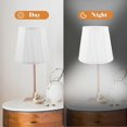 thumbnail image 3 of Replacement Lampshade Wrinkle Cloth Lampshade Decorative Table Lamp Shade, 3 of 4