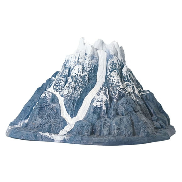 Aquarium Decoration Miniature Snow Mountain Fish Tank Layout Prop Mini Snow Mountain Model