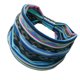 thumbnail image 1 of Qarigey Diademas Bohemia Banda para el sudor Pañuelo de ala ancha Accesorios Ejercicio Yoga Accesorio para el cabello raya azul, 1 of 6