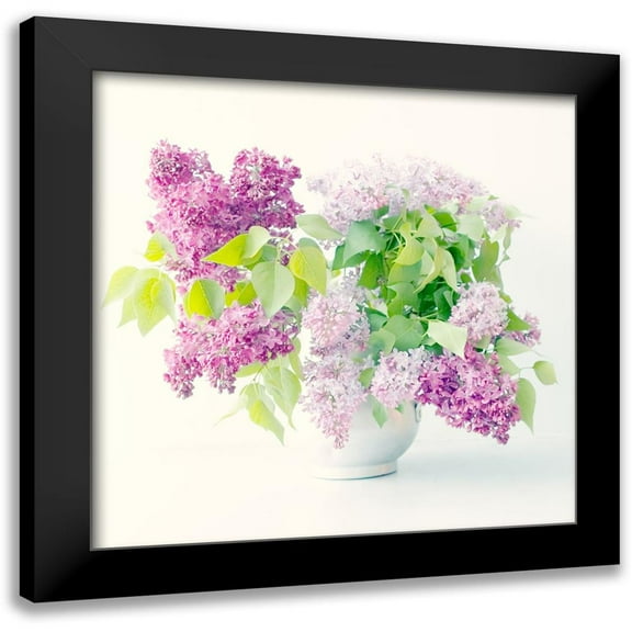 Stalus, Judy 12x12 Black Modern Framed Museum Art Print Titled - Lilac Bouquet