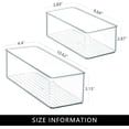 8 PACK Drawer Organizer Bins Bathroom Deep Drawer Silverware Organizers ...