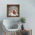 thumbnail image 4 of JEUXUS Christmas Deer Wall Art Winter Caribou Picture Forest Wilderness Canvas Nature Rustic Moose Painting Snowman Elk Artwork Poster, 4 of 4