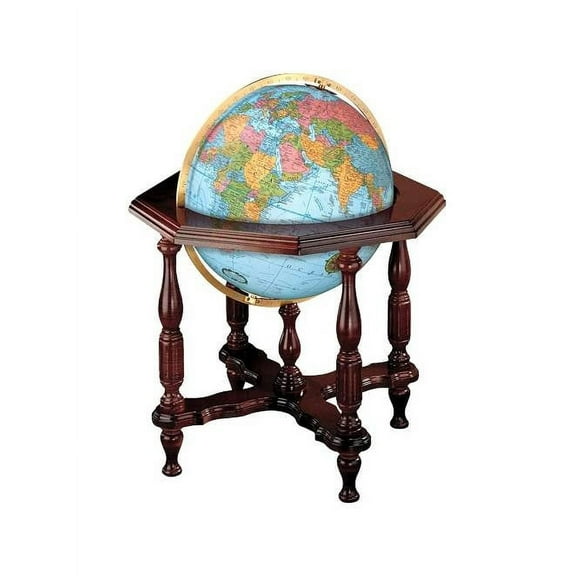 Statesman Illuminated Floor Standing World Globe