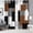 Brown, variant on Dashan Black Grey Blackout Curtains for Living Room,White Grey Modern Abstract Window Drapes for Bedroom (52Wx84L,2 Panels)