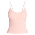 thumbnail image 5 of No Boundaries Textured V-Neck Cami Top, Women's XXS-XXL, 5 of 5