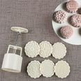 thumbnail image 2 of ZPAQI Home Cookie Stamp Moon Cake Mold Chinese Mid Autumn Cake Press Polvoron Cutter, 2 of 12