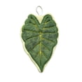 thumbnail image 2 of Toalla de cocina y de manos colgante en forma de hoja con lazo, microfibra absorbente, multifuncional, 26x18 cm, multicolor, juego de 1, 2 of 6