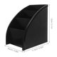 thumbnail image 5 of Caja de almacenamiento de plástico para escritorio Caja de almacenamiento para teléfono Organizador de mesa de oficina Contenedor de almacenamiento de escritorio para el hogar (Negro), 5 of 7