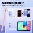 thumbnail image 2 of TiMOVO Stylus Pens for Touch Screens, iPad Pencil for Tablets Apple iPad iPhone Android IOS Samsung Lenovo Cell Phone, Pink, 2 of 7