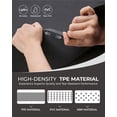 thumbnail image 3 of YR 2/5" Thick TPE Yoga Exercise Mat, Large Non-Slip Workout Pilates Mats for Men Women, Black, 3 of 3