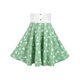 thumbnail image 5 of Vestido de Niña Verde Encaje Corazón Día de San Valentín Princesa Fiesta Certamen 8 Años, 5 of 9