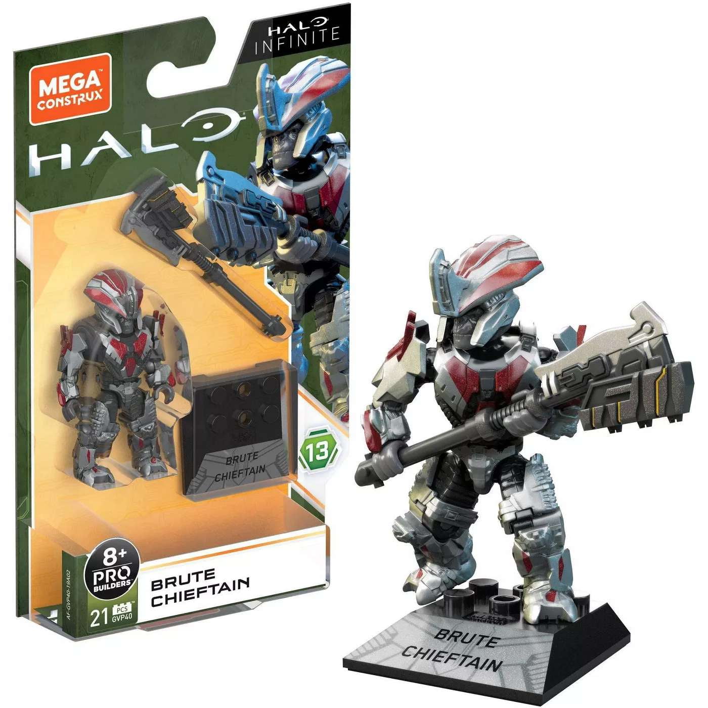MEGA Halo Heroes Series 13 Brute Chieftain Micro Action