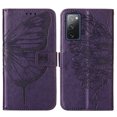 thumbnail image 4 of Dteck Samsung S20 FE Case, Butterfly Patterned Wallet Case, Magnetic Hand Strap Credit Card Holder Slots Synthetic Leather Kickstand Protective Cover For Samsung Galaxy S20 FE, Purple, 4 of 10