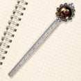 thumbnail image 3 of Thanksgiving turkey Vintage Silver Lace-Edged Bookmark: Reading Accessory for Book Lovers, 3 of 5