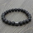 thumbnail image 4 of RV Pulsera para dejar de fumar para hombres Cuentas magnéticas de hematita Curación energética (A) brillar Electrónica, 4 of 5