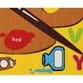 thumbnail image 5 of Mybecca Kids Rugs Art Alphabet, Size 5' x 7' Yellow Color, 5 of 5