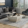 thumbnail image 6 of Simpli Home Abba 36 inch Wide Solid Mango Modern Lift Top Coffee Table in White Wash, 6 of 8