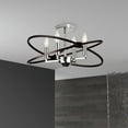 thumbnail image 3 of Dainolite 4LT Incandescent Semi Flush, PC and MB, 3 of 4