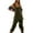 #01Army Green, variant on Fleece Overalls for Women Loose Fit Comfy Adjustable Straps Jumpsuit Soft Sherpa Overalls Fuzzy Ski Pants with Pocket Gray 2XL