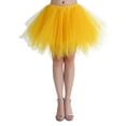 thumbnail image 1 of ChicWind Jupon en Tulle Jaune pour Femmes, 1 of 4