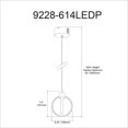 thumbnail image 2 of Dainolite 9228-614LEDP-PC  Pendant, 2 of 3