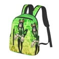 thumbnail image 2 of My Hero Academia Tsuyu Asui Bag Lightweight Backpack Simple Daypack Casual Compact Rucksack Leisure Travel Backpack, 2 of 9