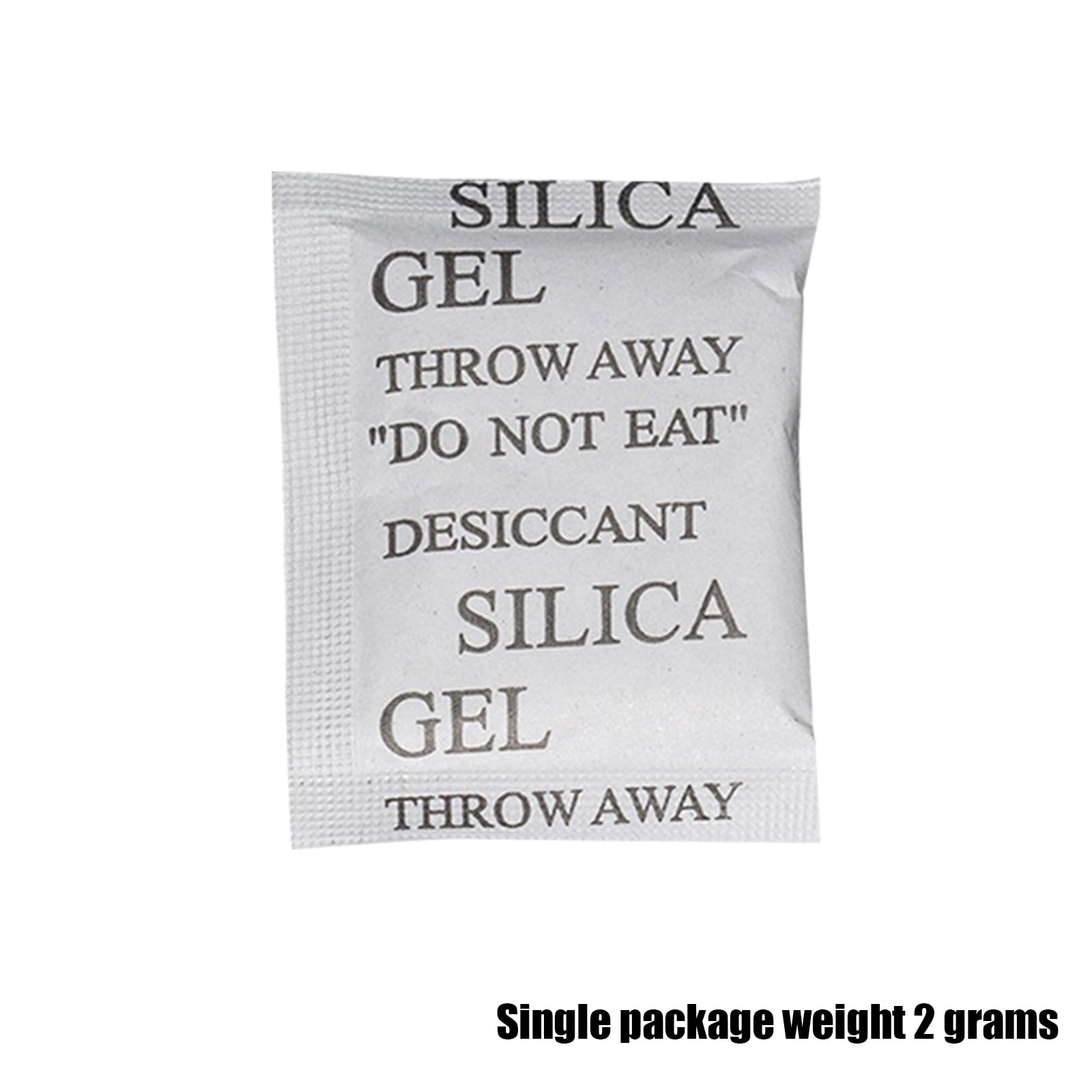 Storage Desiccant Moisture Absorbers, Non Toxic Bulk Pack for Dry Storage Containers, Pantry Organization and Storage, Dehumidifier for Closet and Cars, 100 Pack 0.07 Ounce