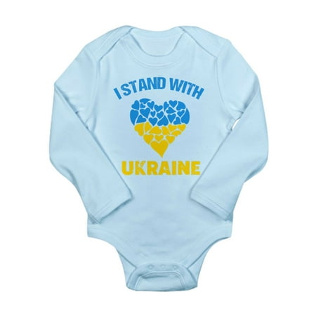 

CafePress - Stand With Ukraine Broken Peace Support Body Suit - Long Sleeve Infant Bodysuit