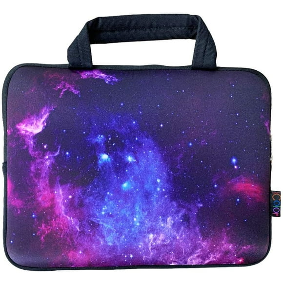 iColor Universal 11.6" 12" 12.1" 12.2" 12.5" Inch Laptop Notebook Netbook Computer Tablet PC Soft Neoprene Sleeve Bag Pouch Holder Protector (Blue Galaxy)