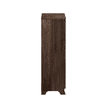 thumbnail image 5 of Max & Lily Dresser, 5 Storage Drawers Farmhouse Solid Wood Bedroom Dressers, Barnwood Brown, 5 of 10