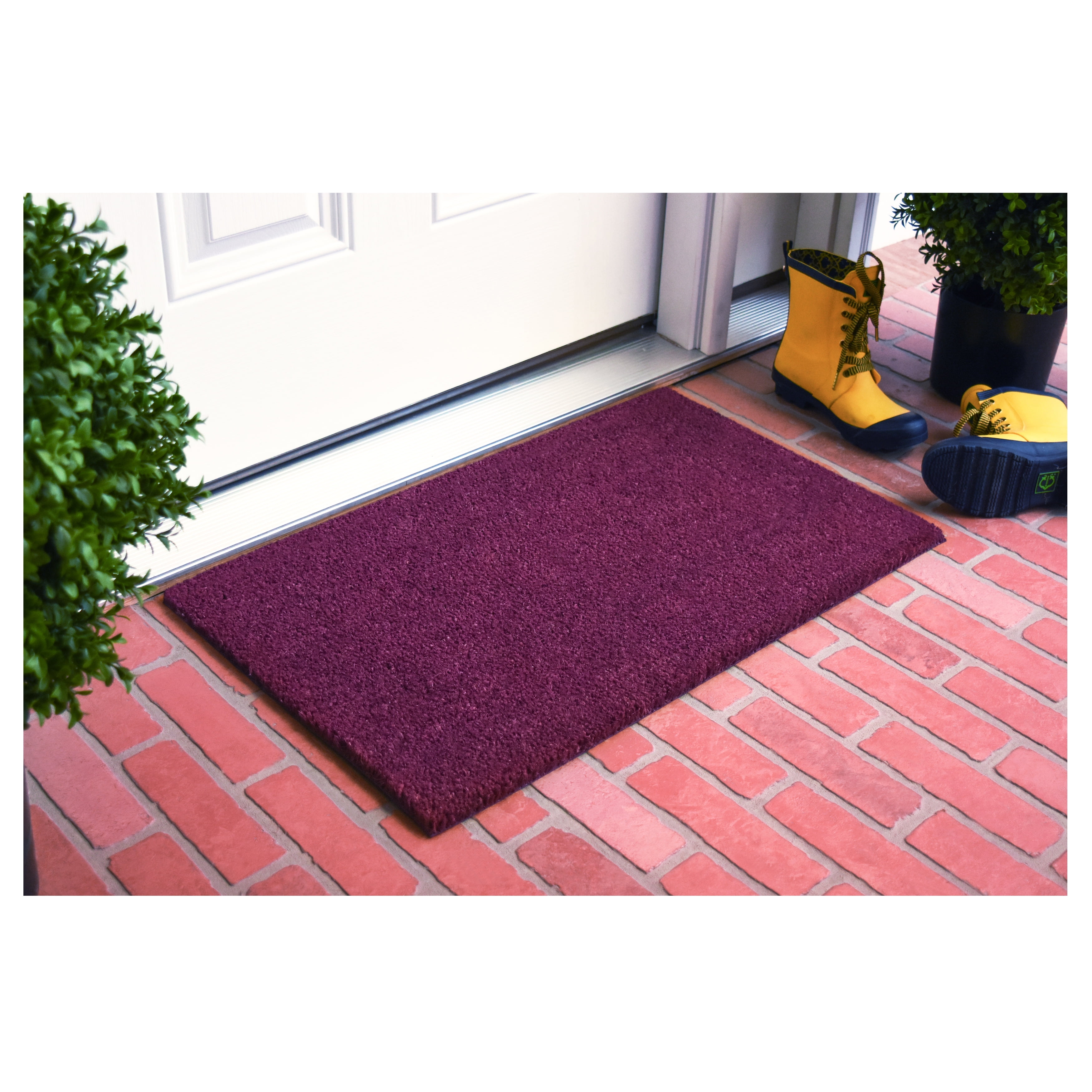Collins Purple Pastel Doormat, 24" x 36"