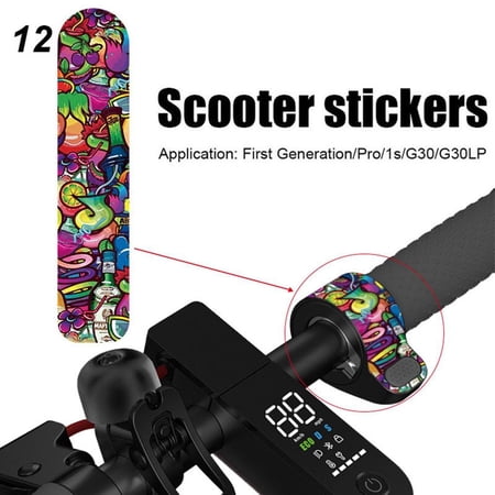 New 16 Styles 13.5*3cm MAX Throttle G30 Scooters Accessories M365 Refers Supplies Modification Sticker Scooter Stickers 12