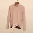 thumbnail image 4 of GILIGEGE Turtleneck Shirt Women Basic T Shirts Long Johns Undershirt Long Sleeve Shirts Basic Top Slim Fit Shirt Classic Solid Color Womens Tops Tunic Top Thermal Layering Tops Pullover Shirts XL, 4 of 9