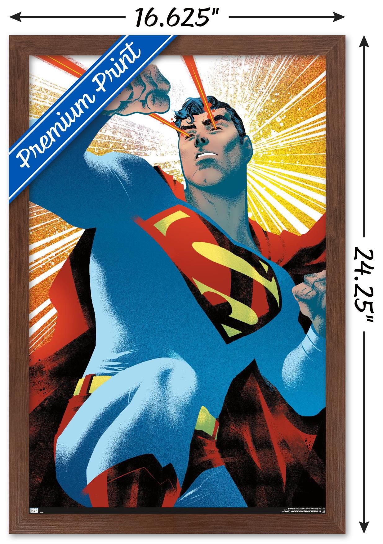 DC Comics - Superman - Action Comics #1009 Variant Wall Poster, 14.725" x 22.375" Framed