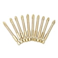thumbnail image 4 of Triangular Twisted Drill Bits Carbide Hex Shank Cross Drill Bit for Ceramic Tiles (8mm 10pcs), 4 of 9